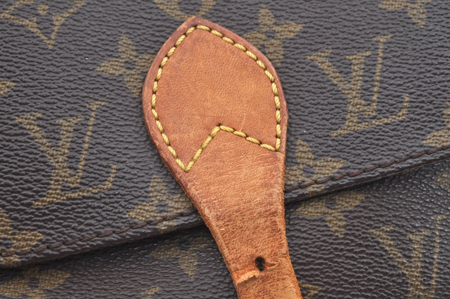 Authentic Louis Vuitton Monogram Cartouchiere PM M51254 Shoulder Cross Bag K5476