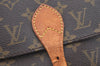 Authentic Louis Vuitton Monogram Cartouchiere PM M51254 Shoulder Cross Bag K5476