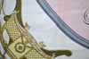 Authentic HERMES Carre 90 Scarf "SPRINGS" Silk Light Pink K5479