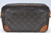 Authentic Louis Vuitton Monogram Compiegne 28 Clutch Hand Bag M51845 LV K5481