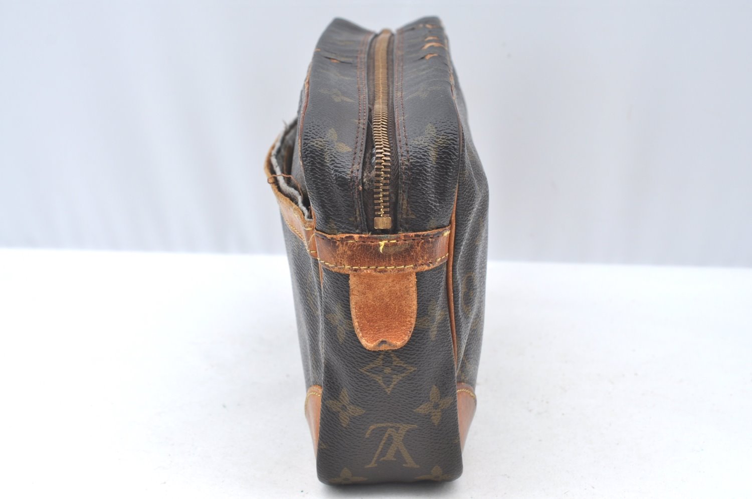 Authentic Louis Vuitton Monogram Compiegne 28 Clutch Hand Bag M51845 LV K5481