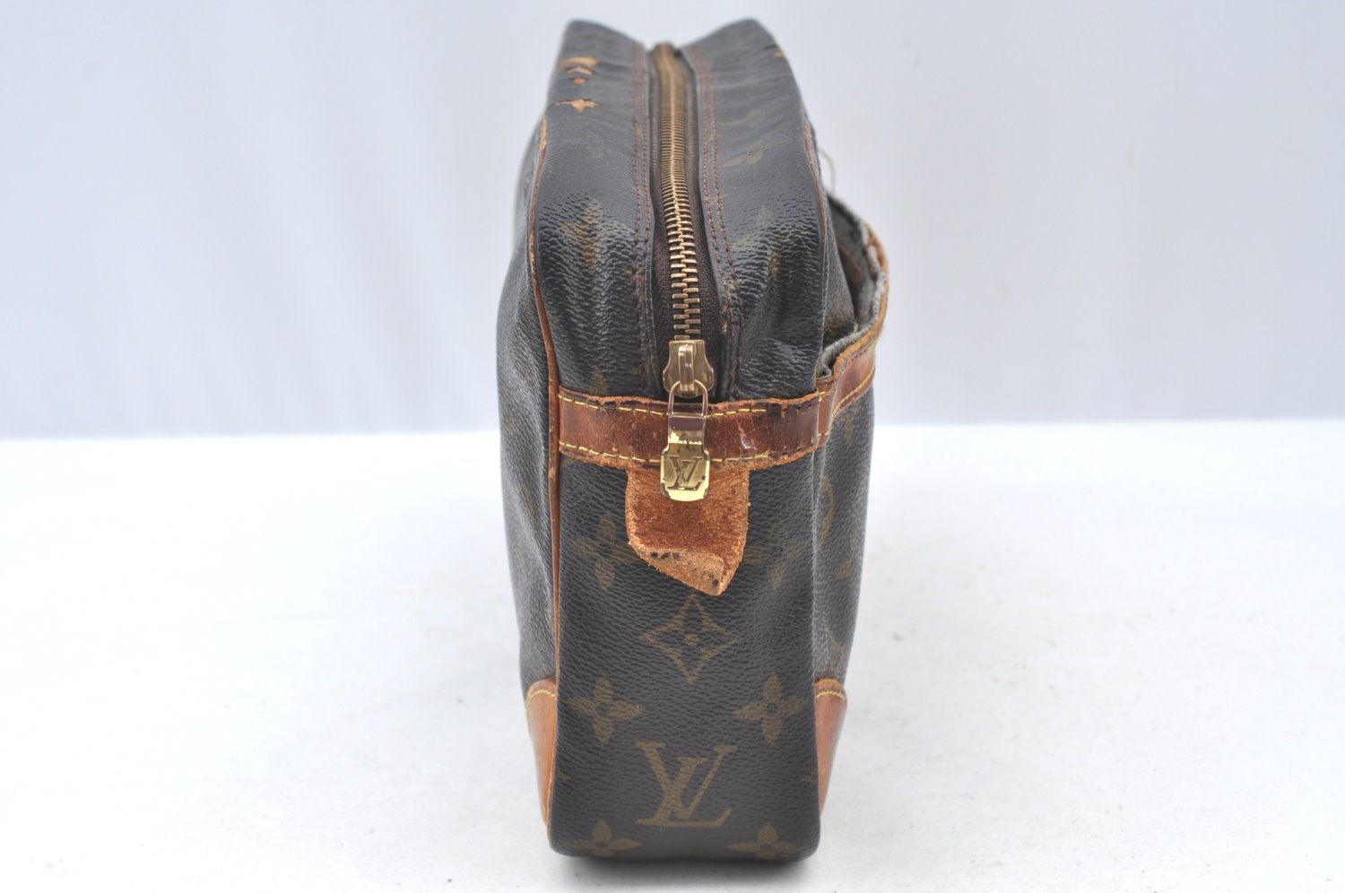 Authentic Louis Vuitton Monogram Compiegne 28 Clutch Hand Bag M51845 LV K5481