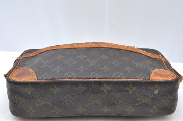 Authentic Louis Vuitton Monogram Compiegne 28 Clutch Hand Bag M51845 LV K5481