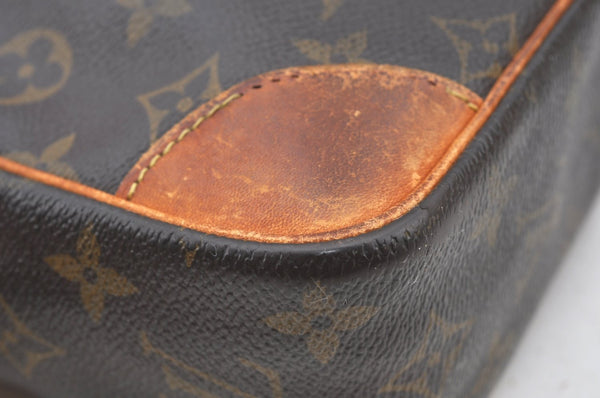 Authentic Louis Vuitton Monogram Compiegne 28 Clutch Hand Bag M51845 LV K5481