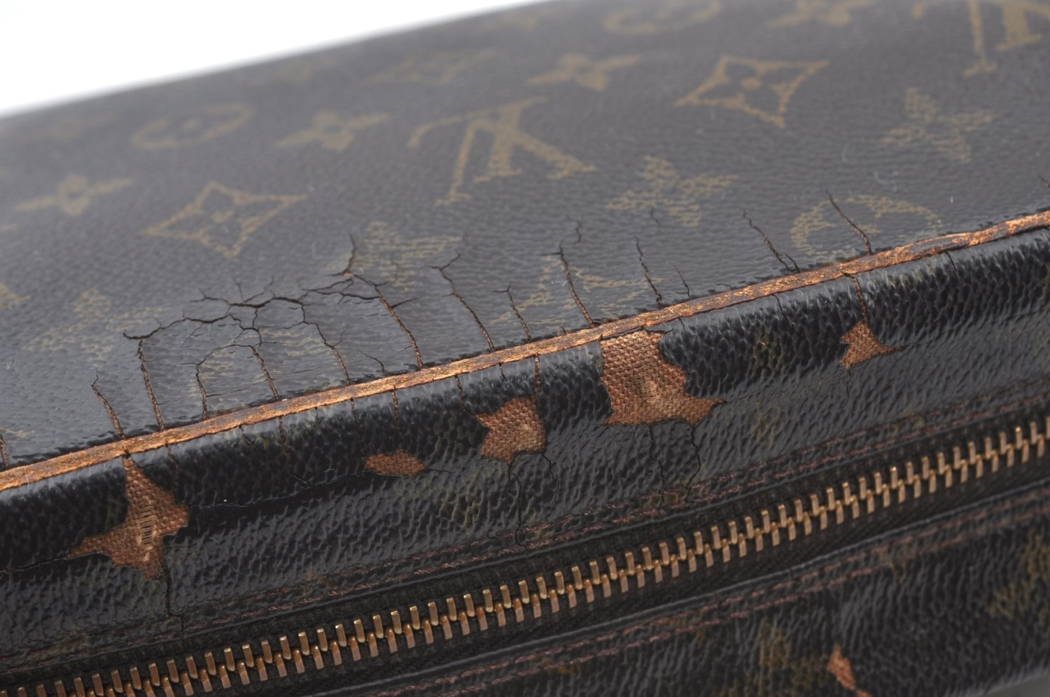 Authentic Louis Vuitton Monogram Compiegne 28 Clutch Hand Bag M51845 LV K5481