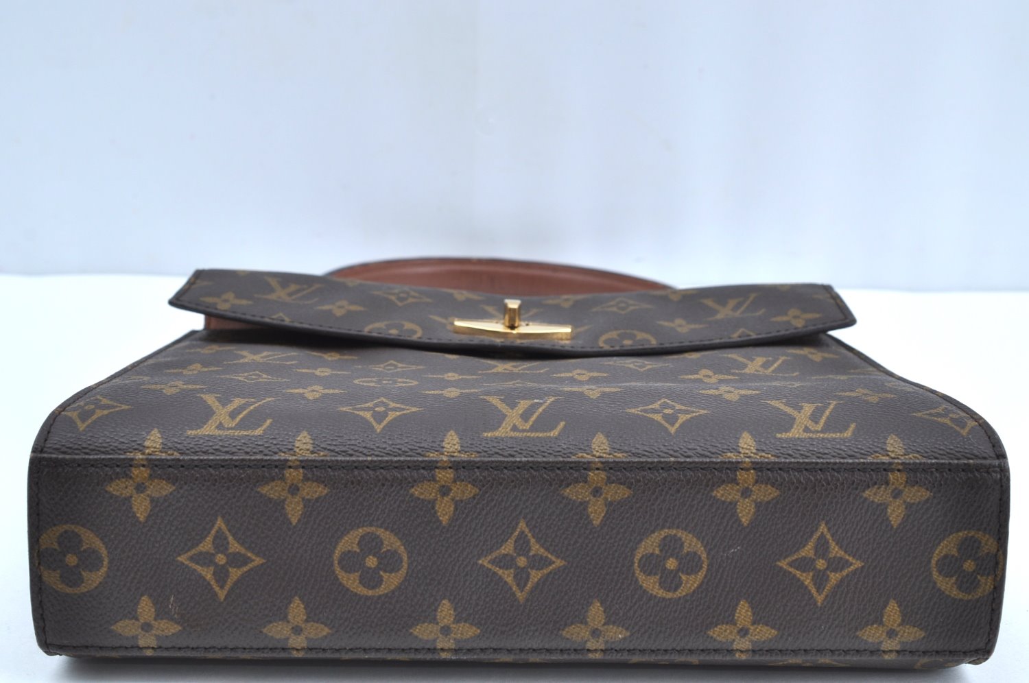 Authentic Louis Vuitton Monogram Malesherbes Hand Bag Purse M51379 LV K5495