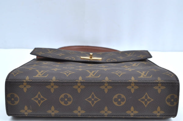 Authentic Louis Vuitton Monogram Malesherbes Hand Bag Purse M51379 LV K5495