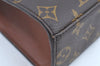 Authentic Louis Vuitton Monogram Malesherbes Hand Bag Purse M51379 LV K5495