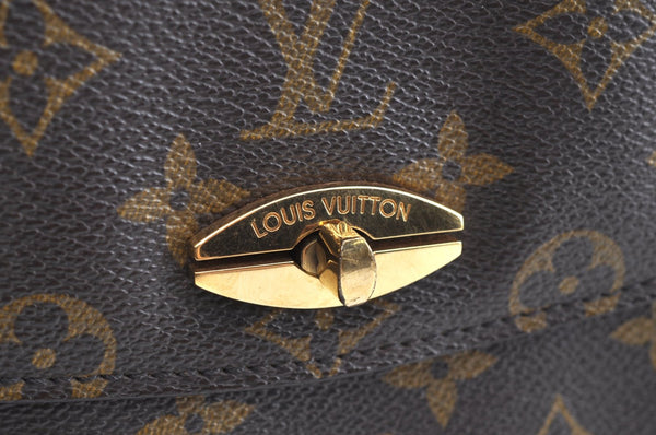 Authentic Louis Vuitton Monogram Malesherbes Hand Bag Purse M51379 LV K5495