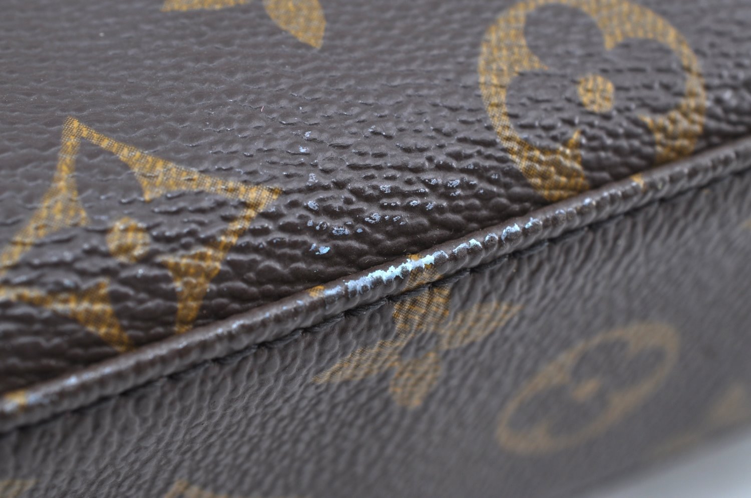 Authentic Louis Vuitton Monogram Malesherbes Hand Bag Purse M51379 LV K5495