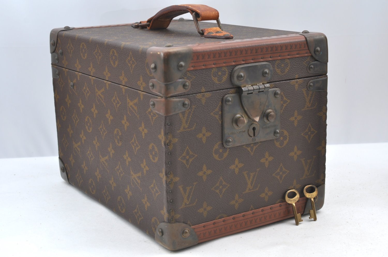 Authentic Louis Vuitton Monogram Boite Flacons Cosmetic Box M21828 LV K5497