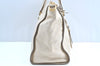 Auth Louis Vuitton Monogram Empreinte Lumineuse PM Tote Bag M93411 White K5498