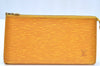 Authentic Louis Vuitton Epi Pochette Accessoires Pouch Yellow M52959 LV K5499