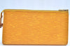 Authentic Louis Vuitton Epi Pochette Accessoires Pouch Yellow M52959 LV K5499