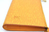Authentic Louis Vuitton Epi Pochette Accessoires Pouch Yellow M52959 LV K5499