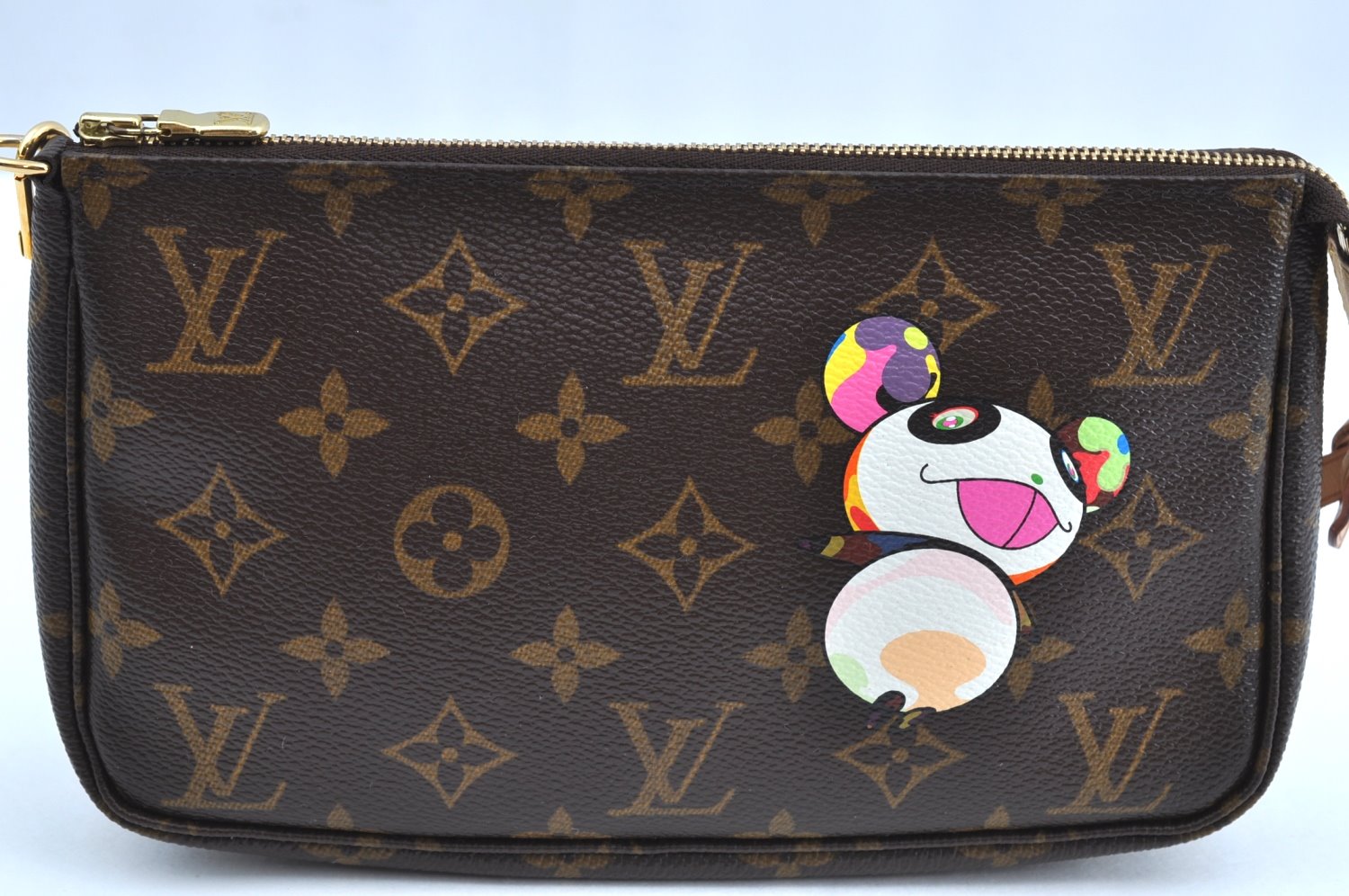 Auth Louis Vuitton Monogram Panda Pochette Accessoires Pouch M51981 LV K5500