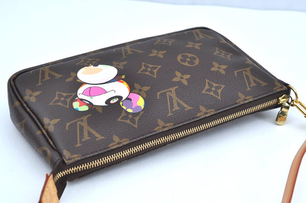 Auth Louis Vuitton Monogram Panda Pochette Accessoires Pouch M51981 LV K5500