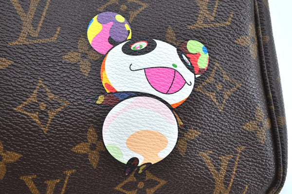 Auth Louis Vuitton Monogram Panda Pochette Accessoires Pouch M51981 LV K5500