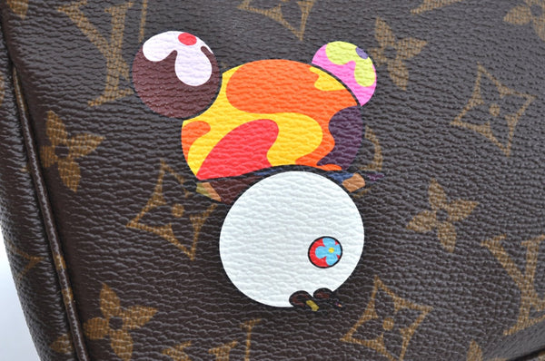 Auth Louis Vuitton Monogram Panda Pochette Accessoires Pouch M51981 LV K5500