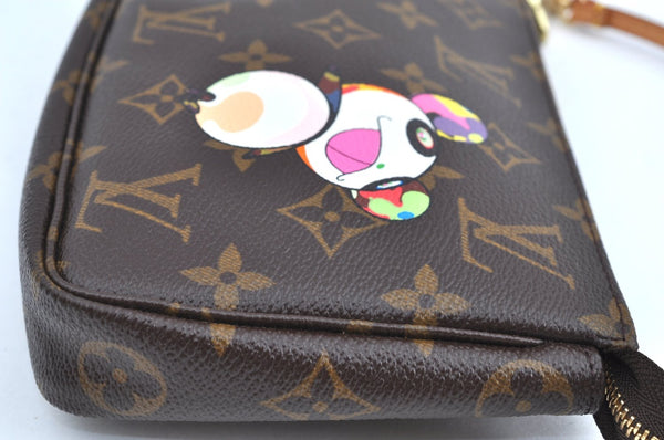 Auth Louis Vuitton Monogram Panda Pochette Accessoires Pouch M51981 LV K5501