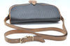 Authentic Christian Dior Honeycomb Shoulder Cross Bag PVC Leather Black CD K5502