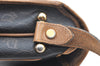 Authentic Christian Dior Honeycomb Shoulder Cross Bag PVC Leather Black CD K5502