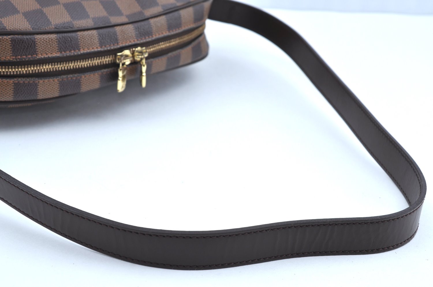 Authentic Louis Vuitton Damier Ipanema GM Shoulder Cross Bag N51292 LV K5509