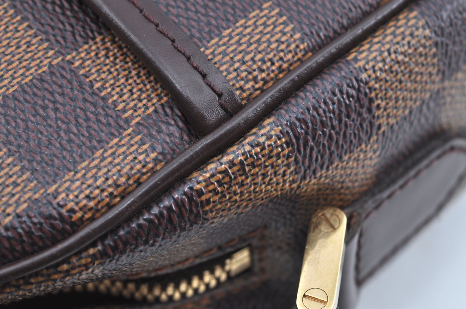 Authentic Louis Vuitton Damier Ipanema GM Shoulder Cross Bag N51292 LV K5509