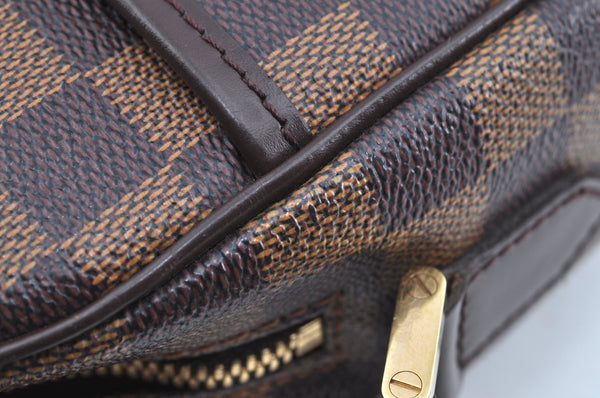 Authentic Louis Vuitton Damier Ipanema GM Shoulder Cross Bag N51292 LV K5509