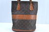 Authentic Louis Vuitton Monogram Bucket GM Shoulder Bag T42236 USA Model K5521