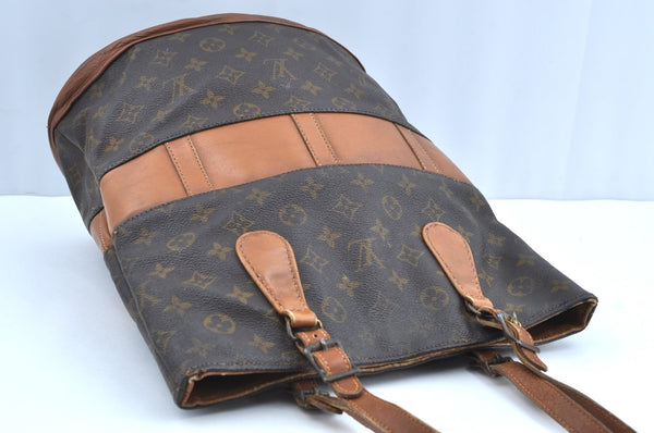 Authentic Louis Vuitton Monogram Bucket GM Shoulder Bag T42236 USA Model K5521