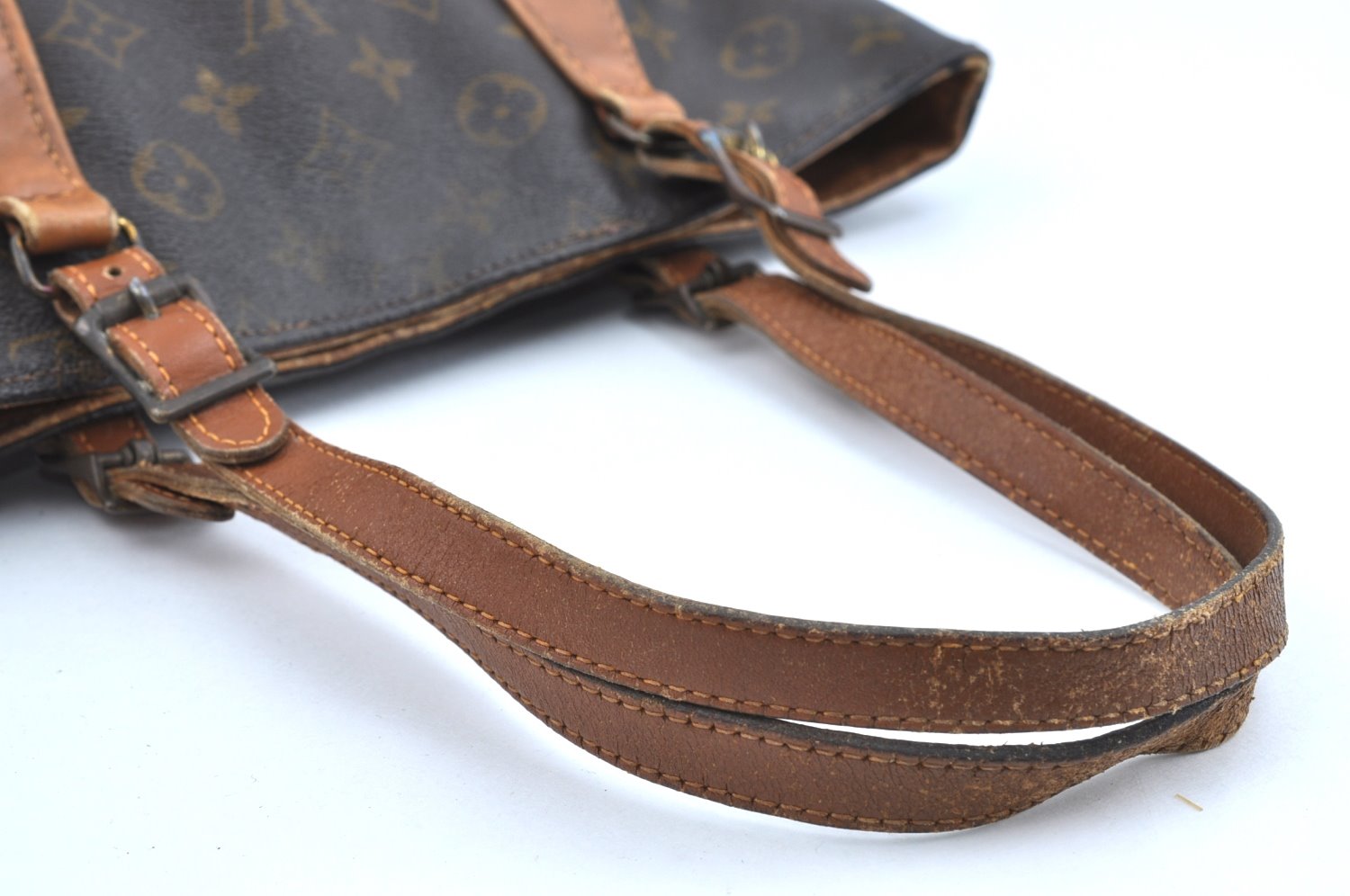 Authentic Louis Vuitton Monogram Bucket GM Shoulder Bag T42236 USA Model K5521