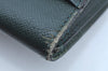 Auth Louis Vuitton Taiga Volga Document case Clutch Bag Green M30204 LV K5522