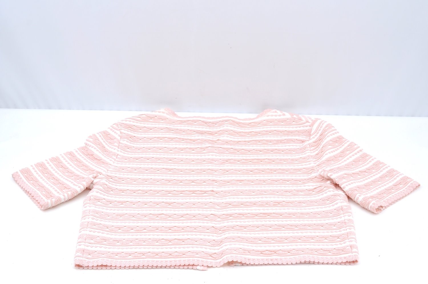 Authentic Christian Dior Cardigan Rayon USA Size 6 Light Pink CD K5523