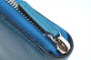 Authentic GUCCI Vintage Long Wallet Purse Leather 449347 Blue K5525