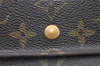 Authentic Louis Vuitton Monogram Portefeuille International M61217 Wallet K5529