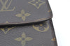 Authentic Louis Vuitton Monogram Portefeuille International M61217 Wallet K5529