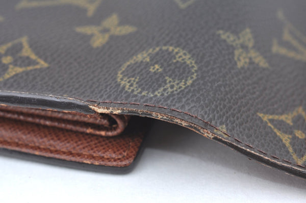 Authentic Louis Vuitton Monogram Portefeuille International M61217 Wallet K5529