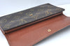 Authentic Louis Vuitton Monogram Portefeuille International M61217 Wallet K5529