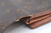 Authentic Louis Vuitton Monogram Portefeuille International M61217 Wallet K5531