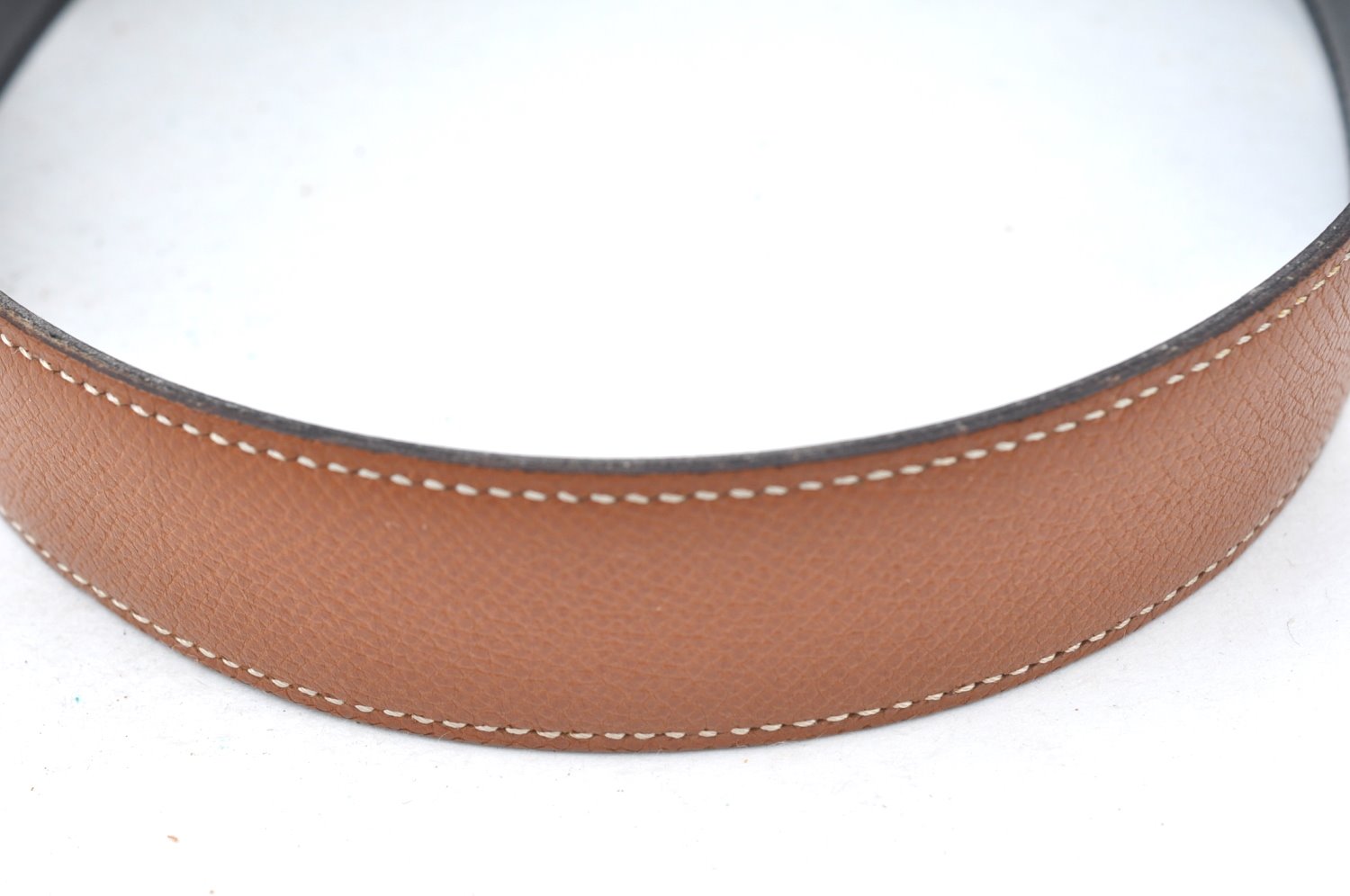 Authentic HERMES Constance Leather Belt Size 75cm 29.5