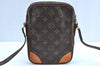 Authentic Louis Vuitton Monogram Danube Shoulder Cross Body Bag M45266 LV K5542