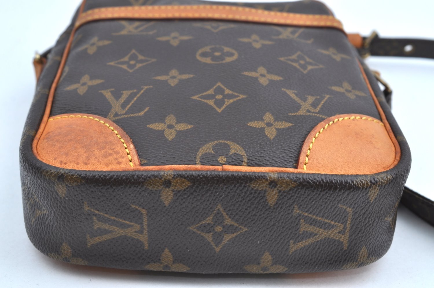 Authentic Louis Vuitton Monogram Danube Shoulder Cross Body Bag M45266 LV K5542