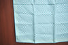 Authentic HERMES Carre 65 Scarf Rhombus Square Motif Silk Light Blue K5545