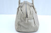 Authentic BOTTEGA VENETA Leather Shoulder Hand Bag Purse Silver K5555