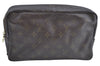 Auth Louis Vuitton Monogram Trousse Toilette 28 Clutch Hand Bag M47522 LV K5558
