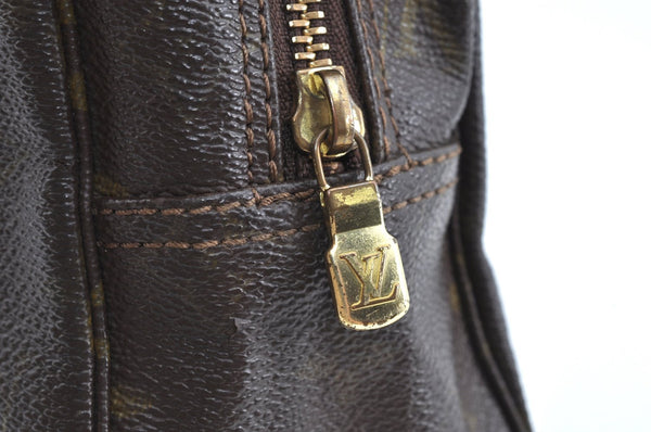Auth Louis Vuitton Monogram Trousse Toilette 28 Clutch Hand Bag M47522 LV K5558