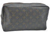 Auth Louis Vuitton Monogram Trousse Toilette 28 Clutch Bag Old Model Junk K5562