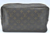 Auth Louis Vuitton Monogram Trousse Toilette 28 Clutch Bag Old Model Junk K5562