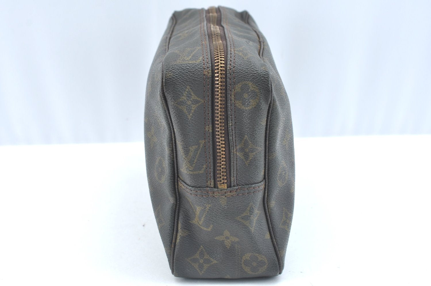 Auth Louis Vuitton Monogram Trousse Toilette 28 Clutch Bag Old Model Junk K5562